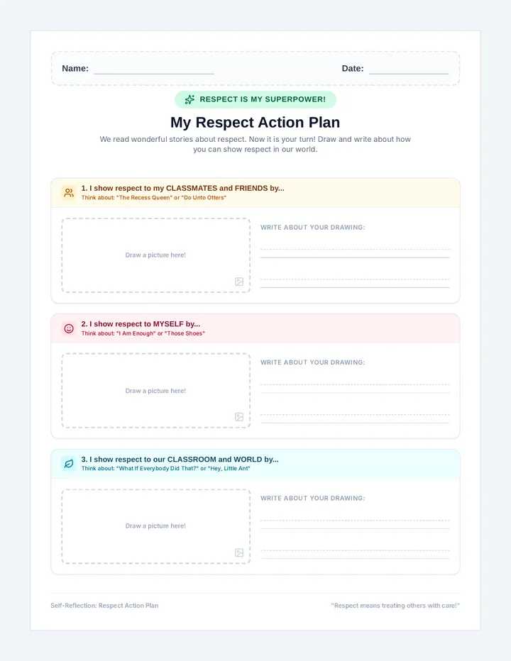 Respect in Action Worksheet