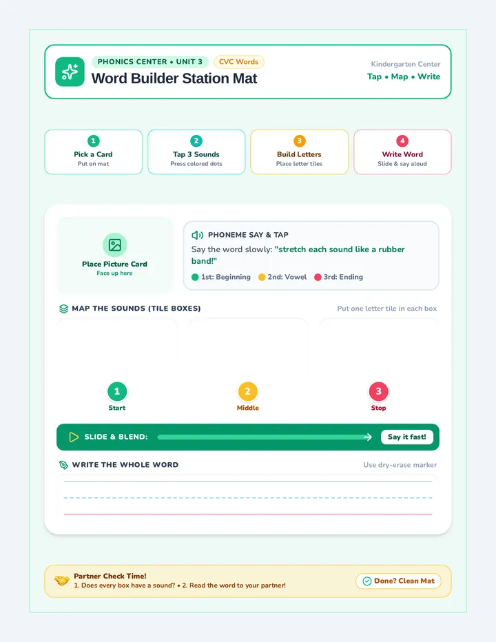 Word Builder Center Kit