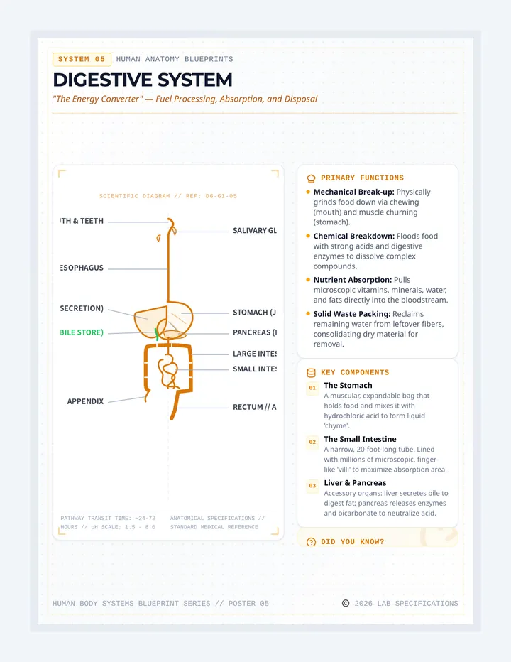 Digestive System Poster