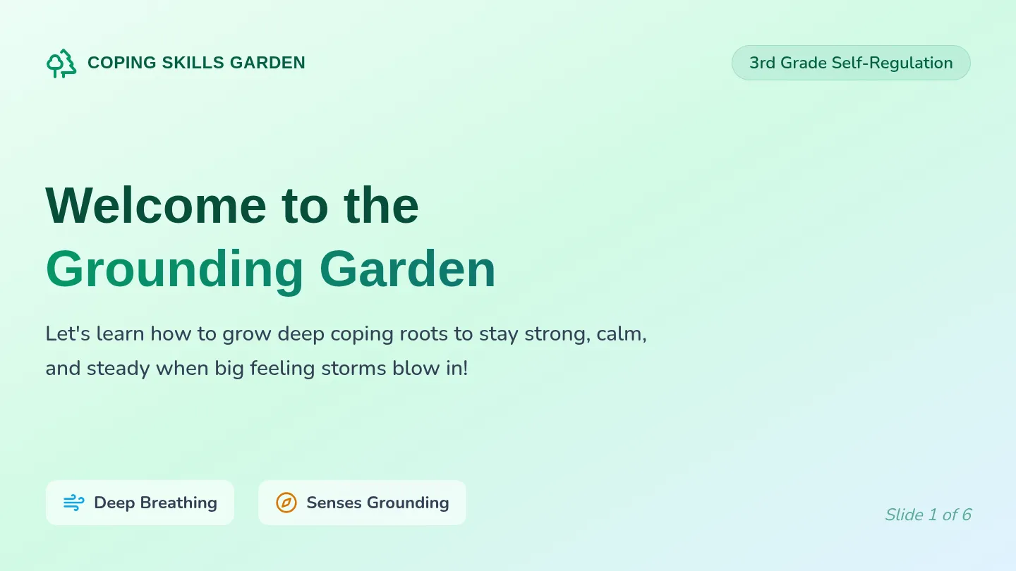 Garden Coping Slides