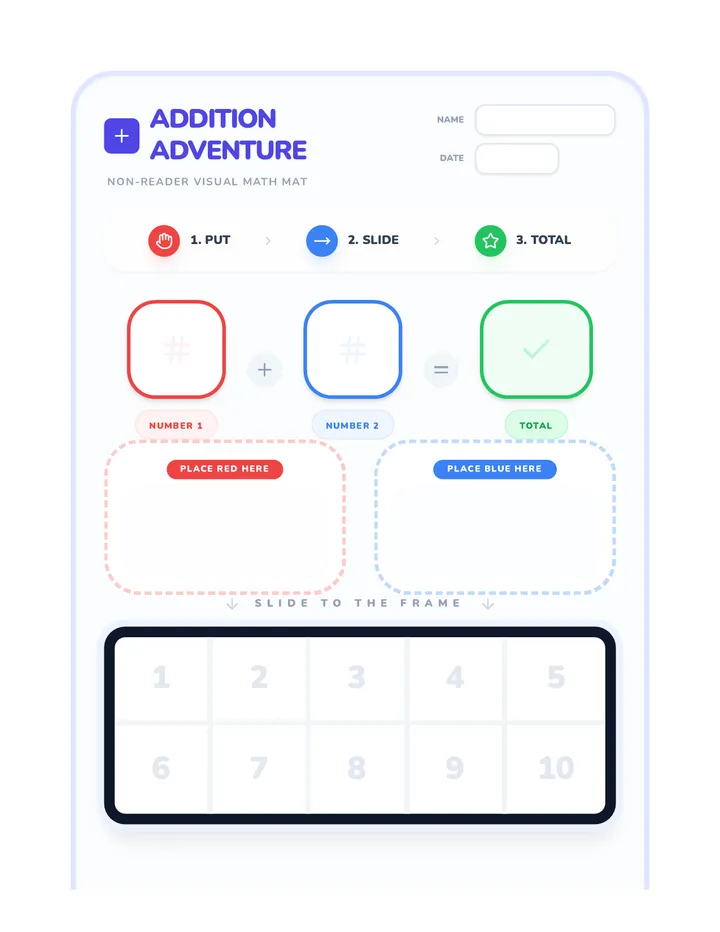 Addition Adventure Mat Final