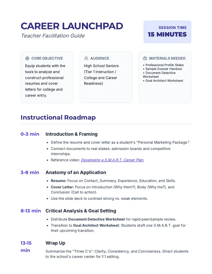 Launchpad Teacher Guide