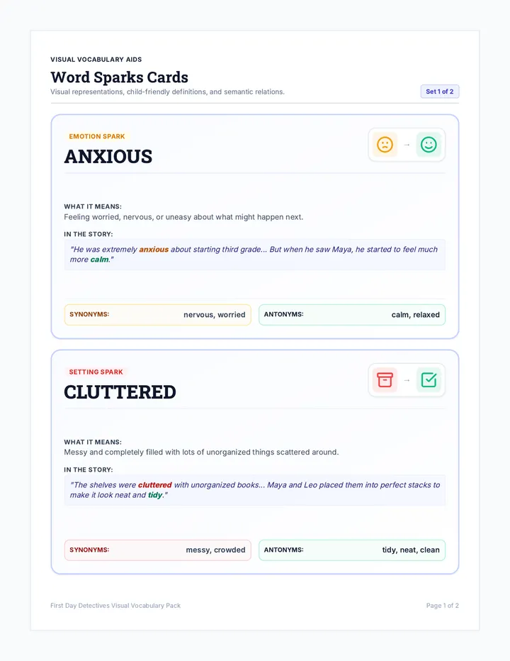 Word Sparks Cards