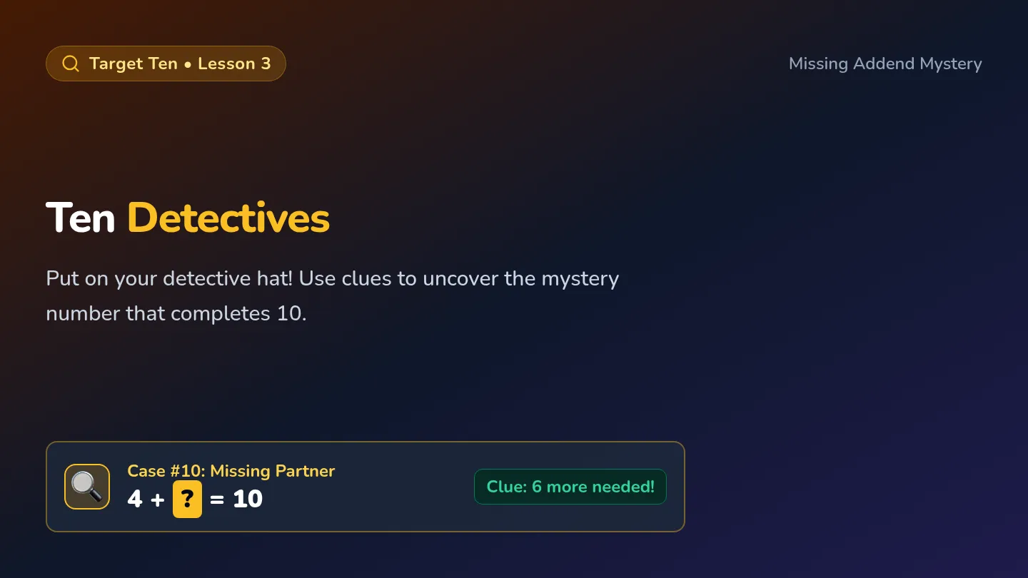 Ten Detectives Slides