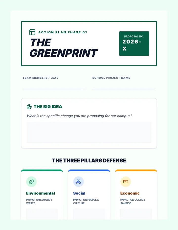Greenprint Proposal Template