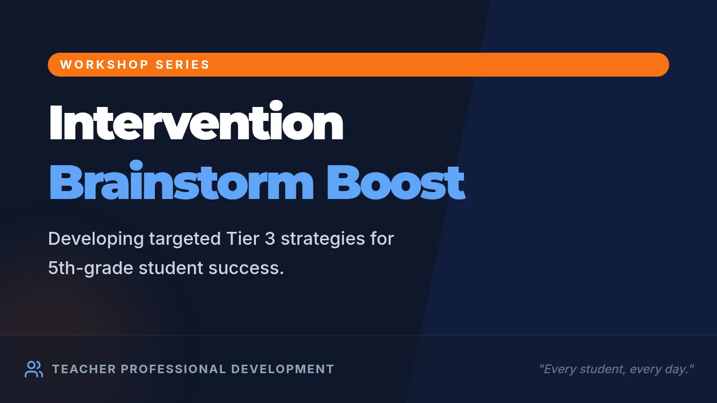 Intervention Brainstorm Slides