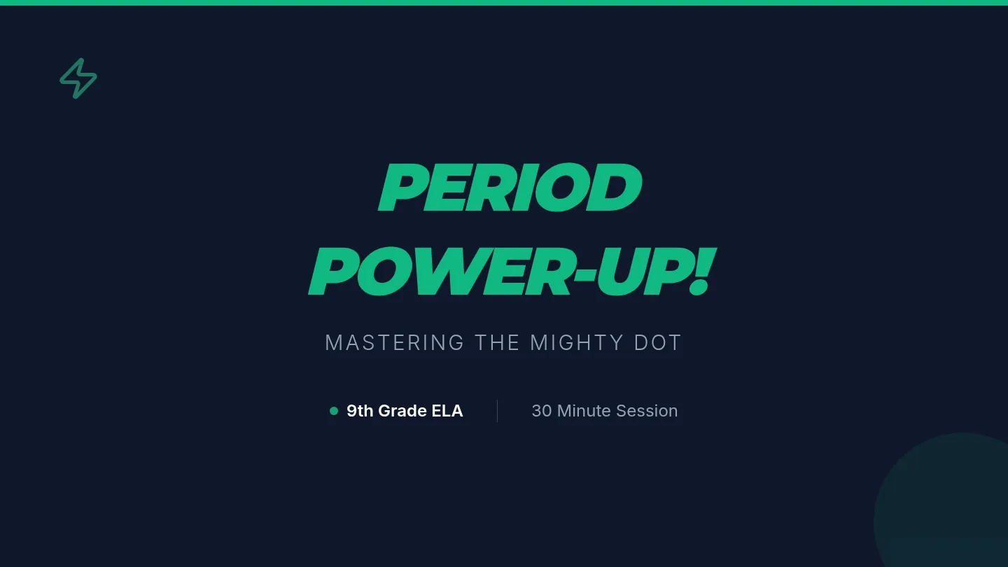 Period Power-Up Slide Deck