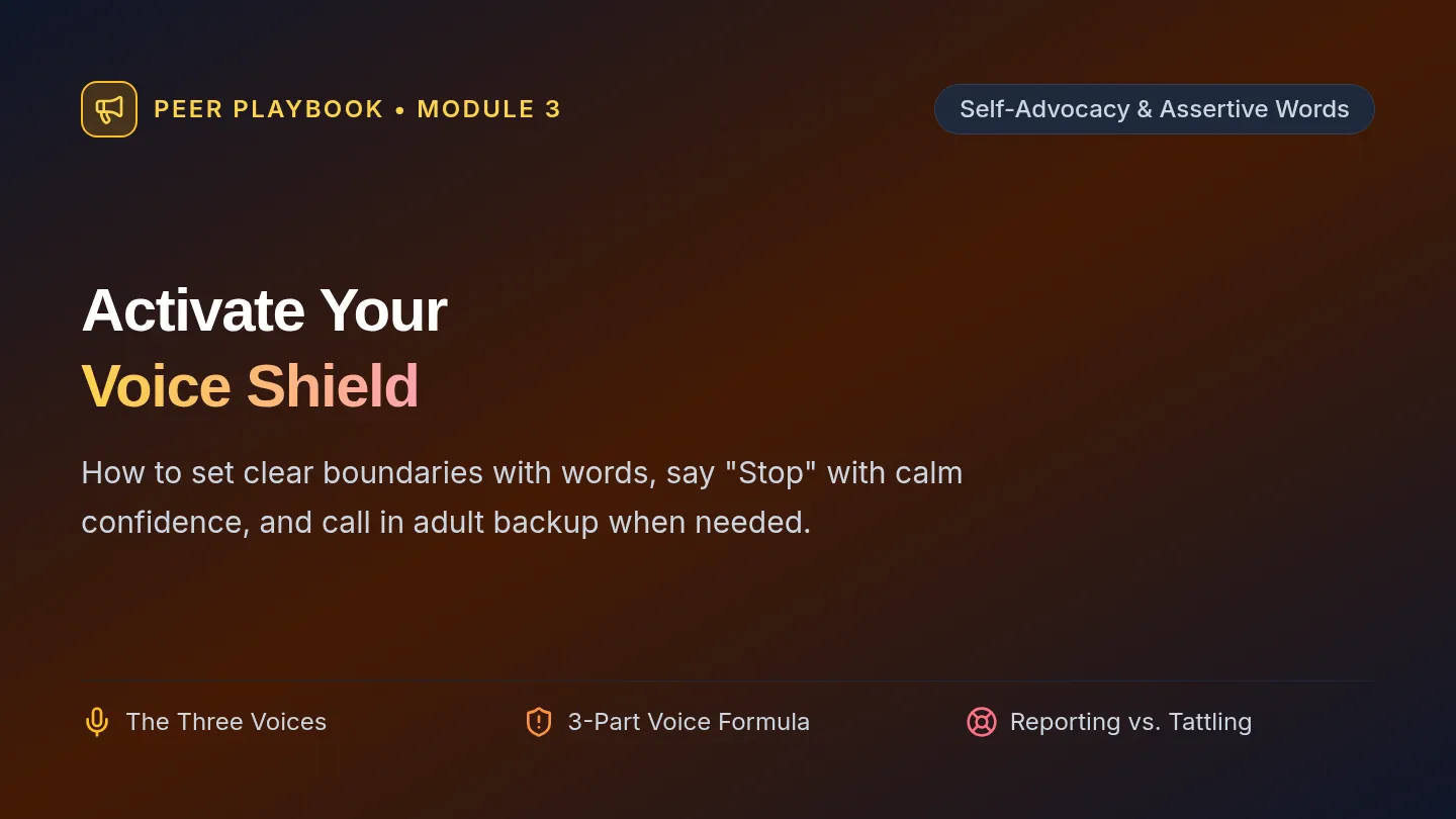 Voice Shield Slides