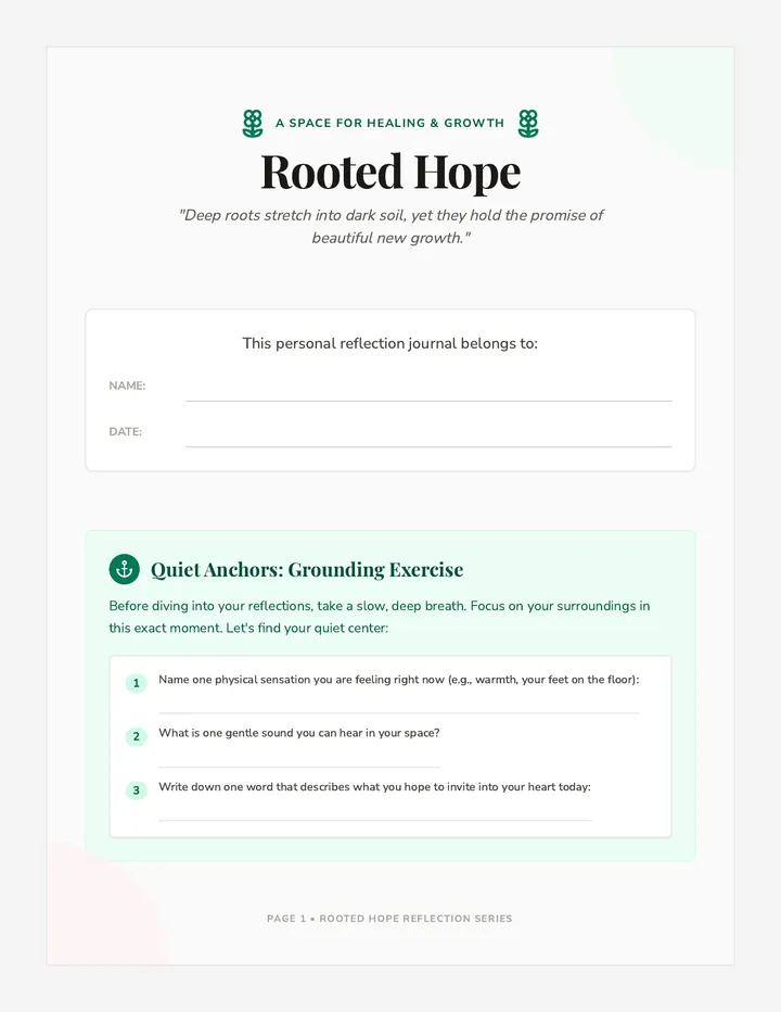 Rooted Hope Workbook