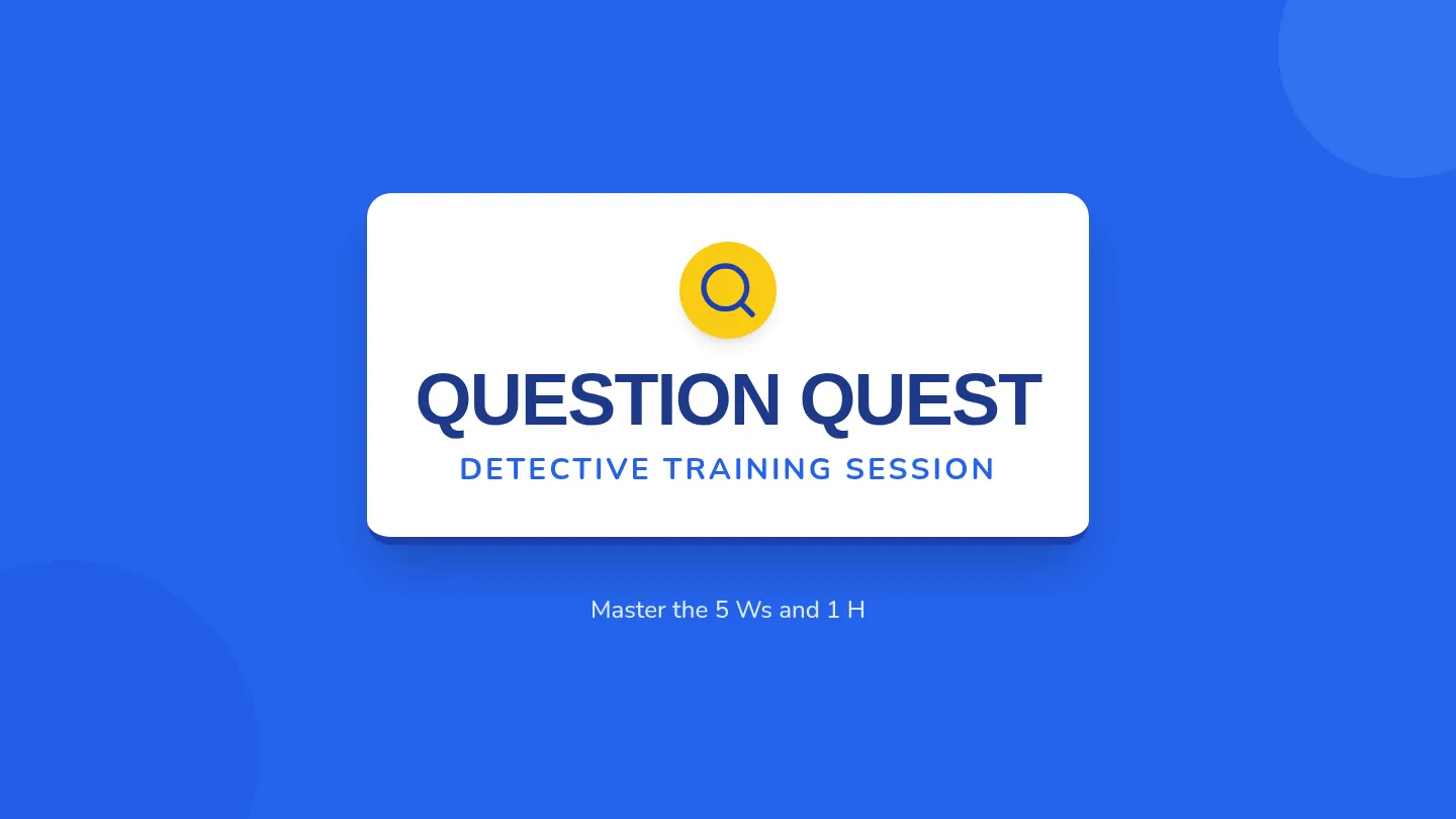 Question Quest Slideshow Deck