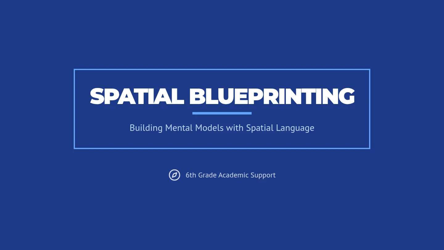 Spatial Blueprinting Slides