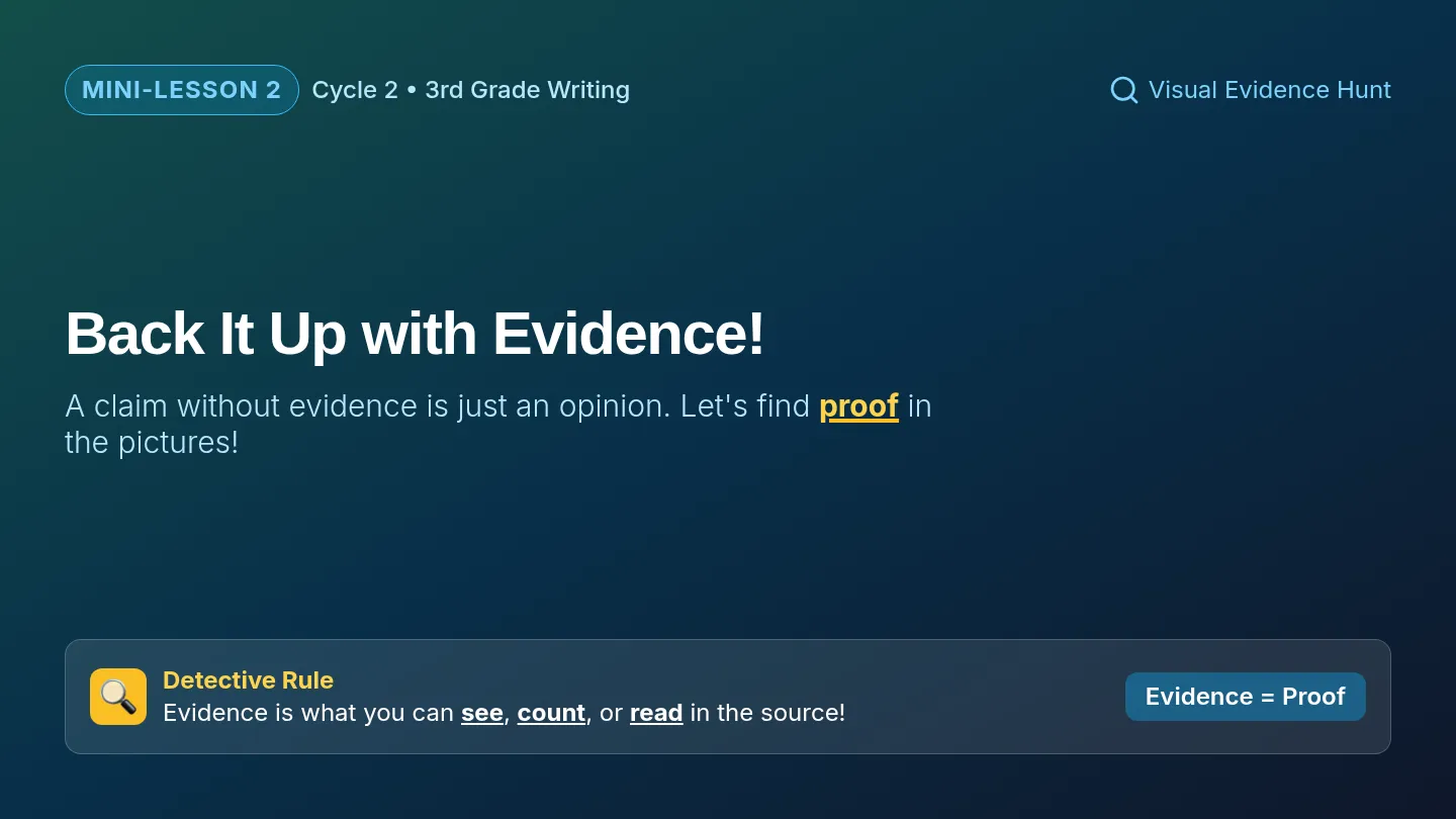 Evidence Hunt Slides