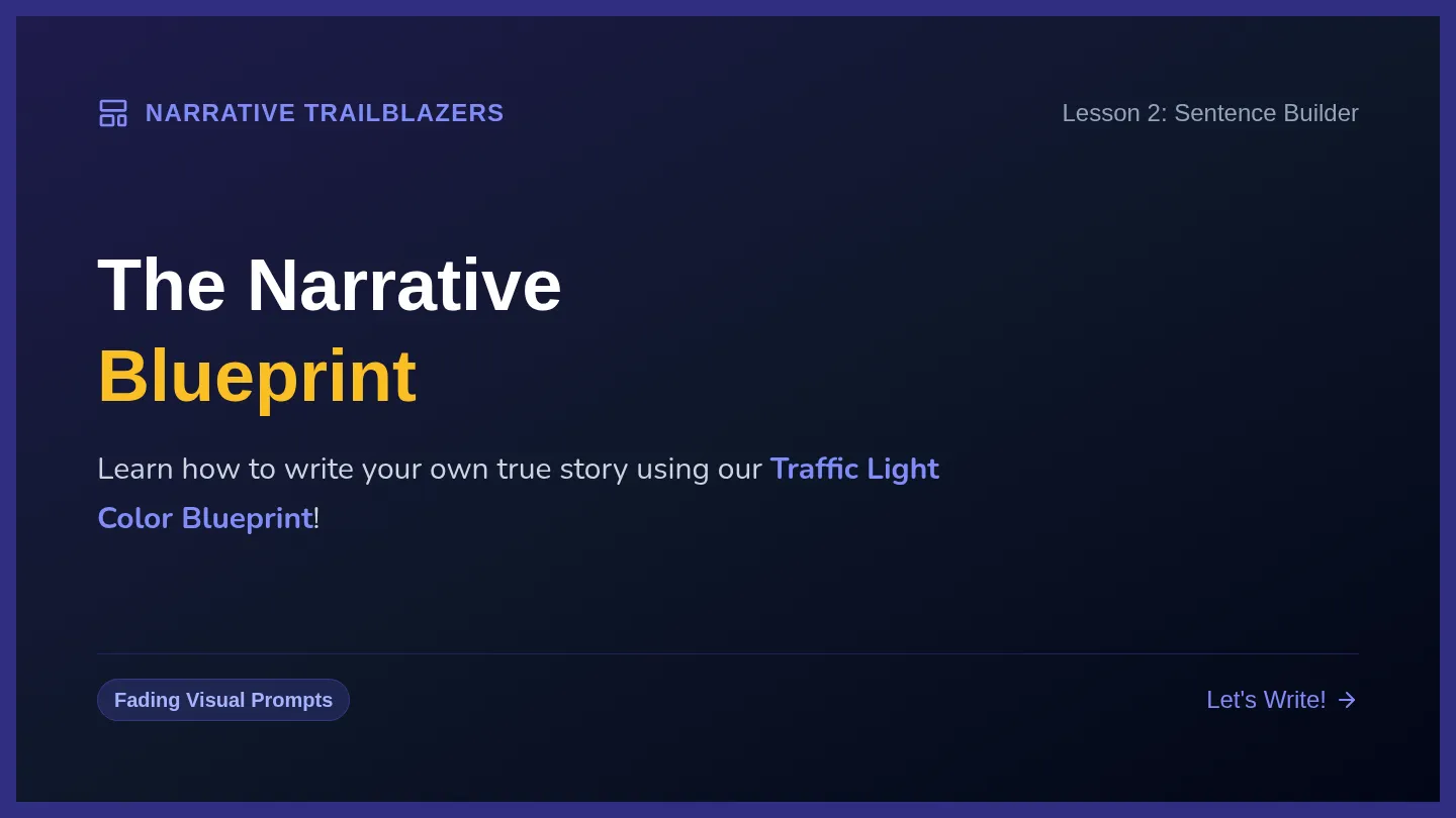 Paragraph Blueprint Slides