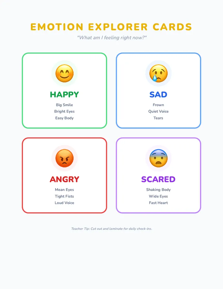 Emotion Cards Visual