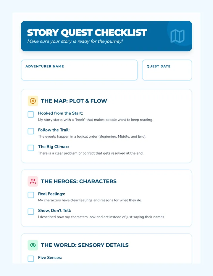 Story Quest Checklist