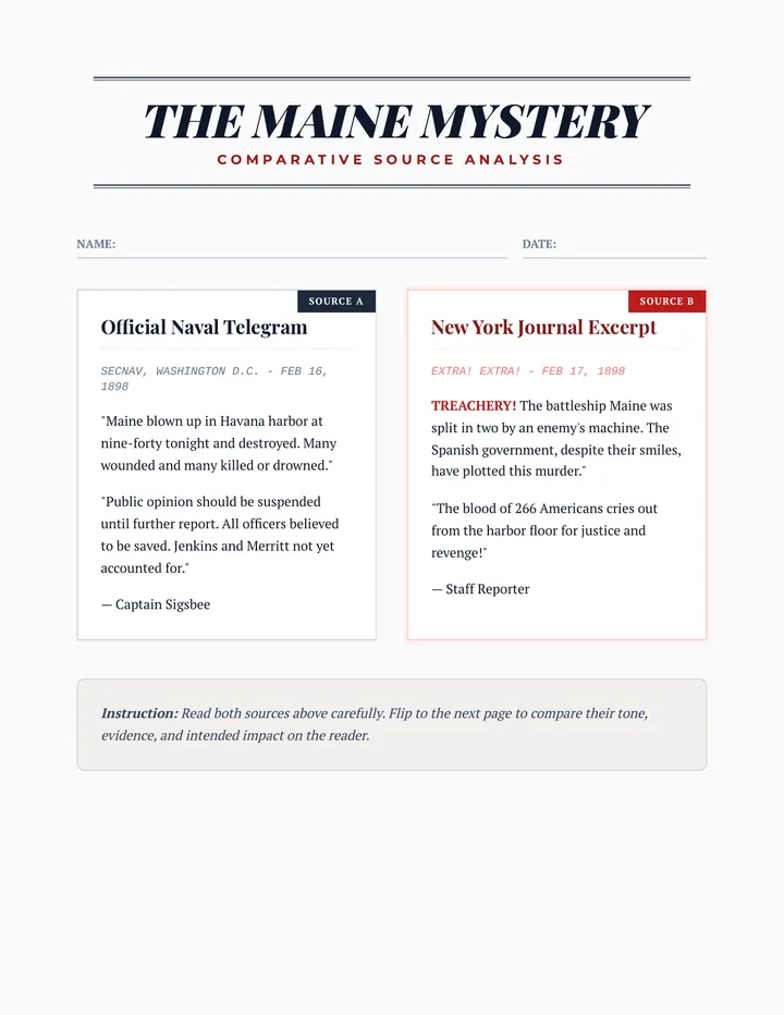 Maine Mystery Analysis
