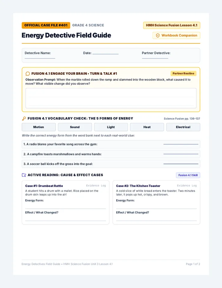 Energy Detectives Field Guide