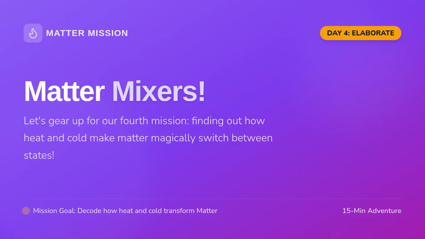 Matter Mixers Slides