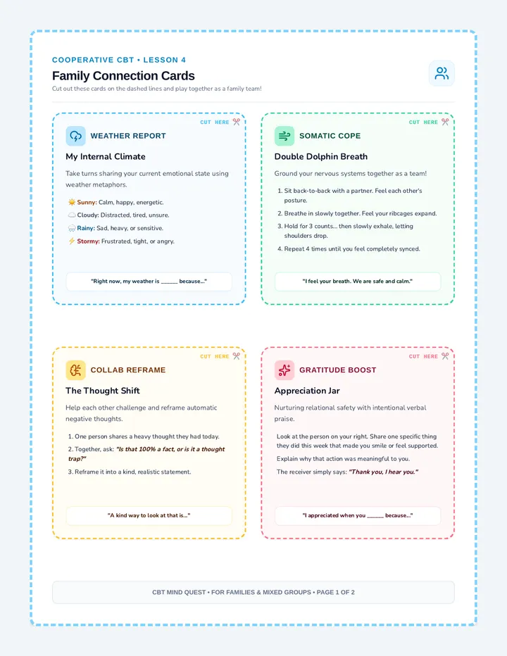 Family Connection Cards