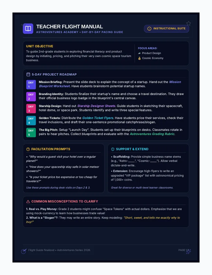 Teacher Flight Manual