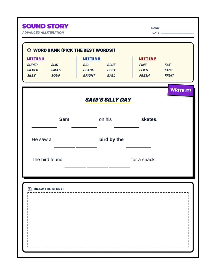 Alliteration Paragraph Challenge