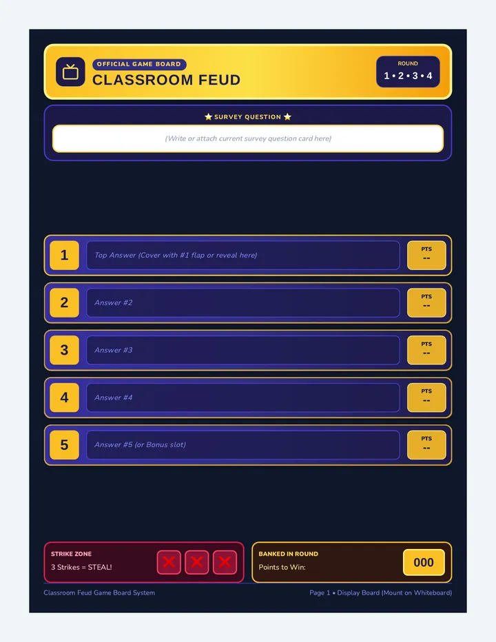 Big Board Game Boards