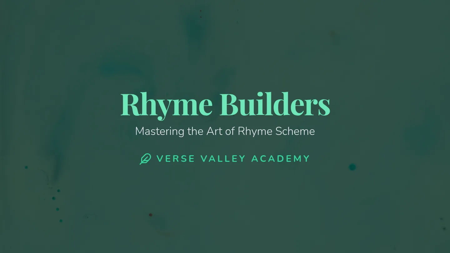 Rhyme Builders Slides