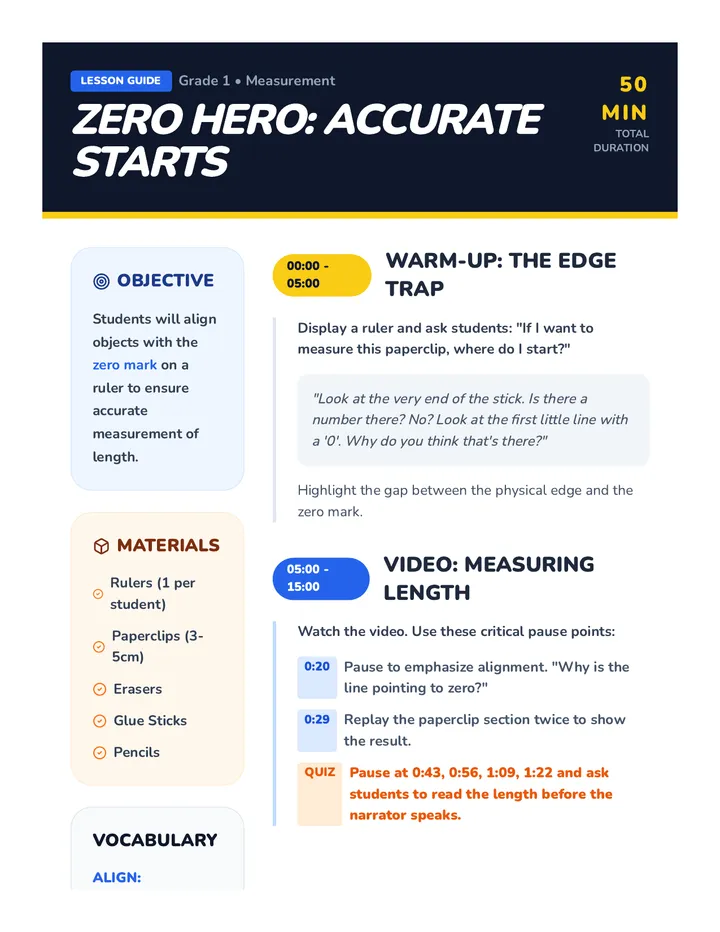 Zero Hero Teacher Guide