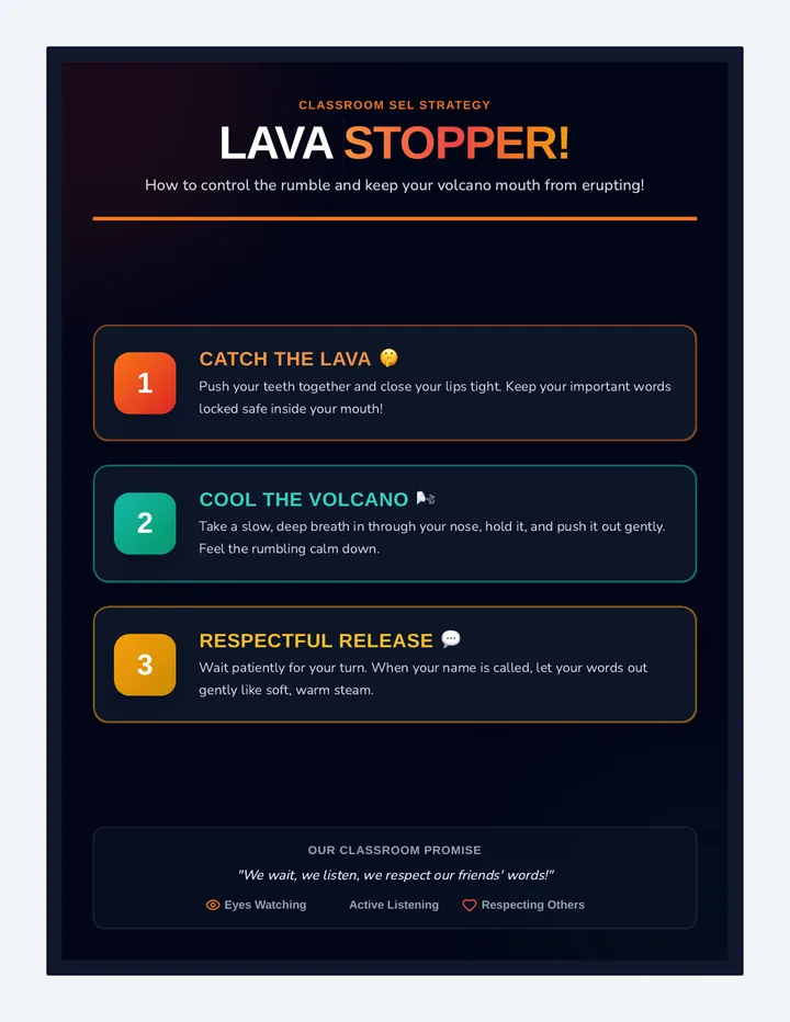 Lava Stopper Anchor Chart