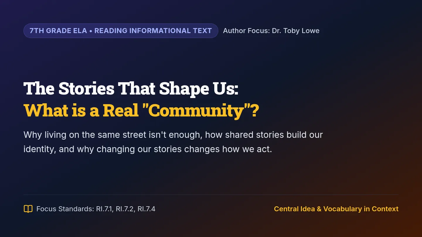 Community Narratives Slides