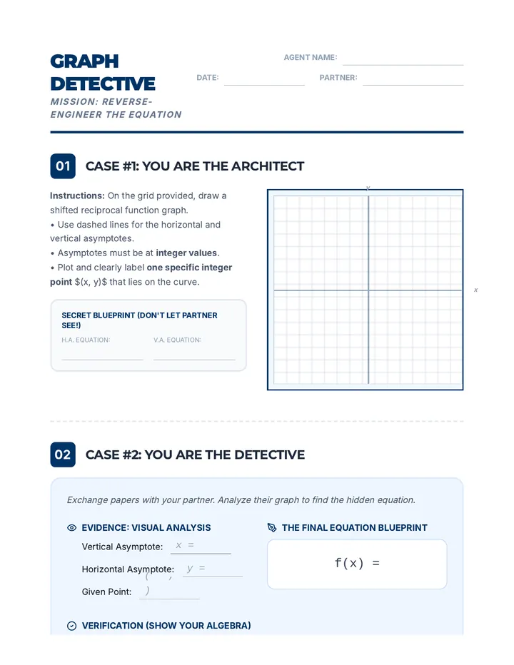 Graph Detective Worksheet