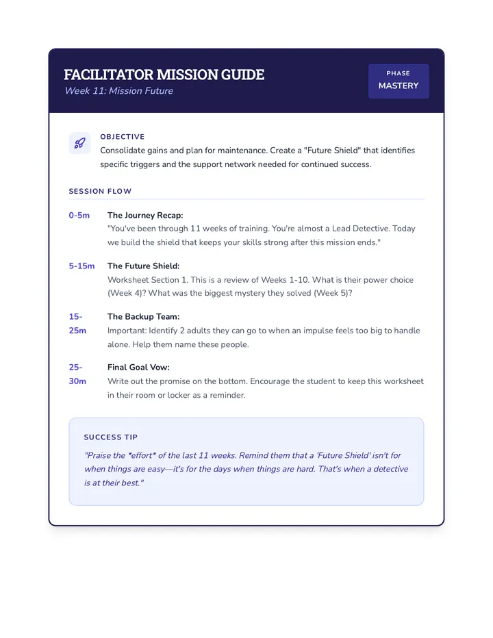 Facilitator Guide Wk11