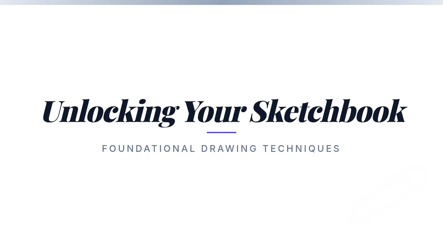Unlocking Your Sketchbook Slides