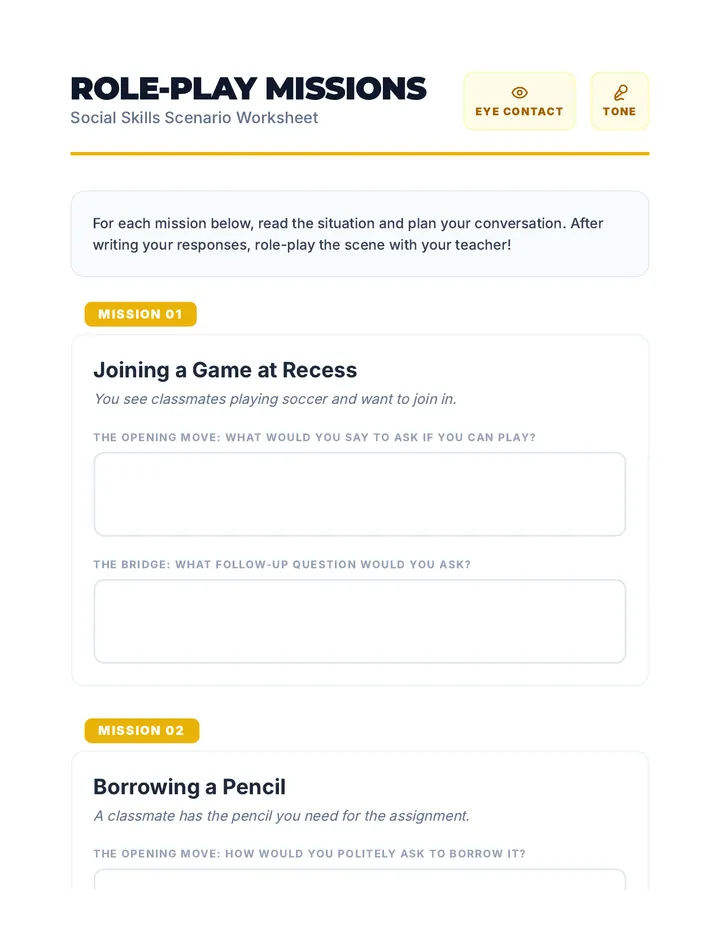 Social Superpowers Scenario Cards