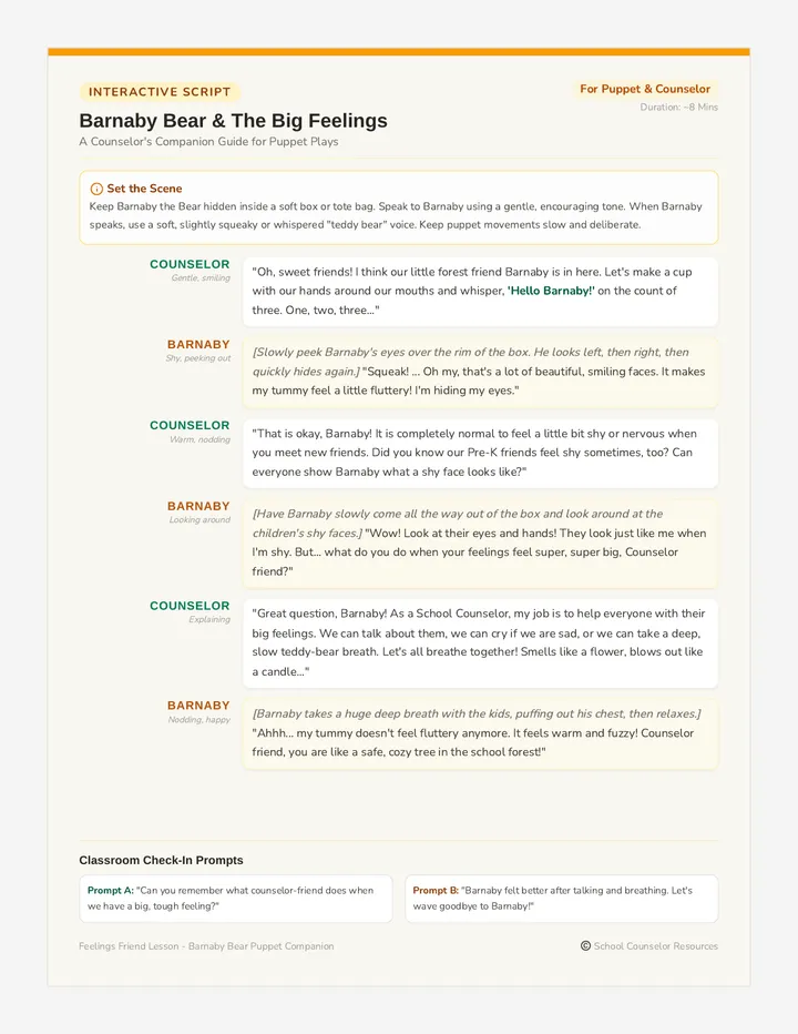 Barnaby Bear Script
