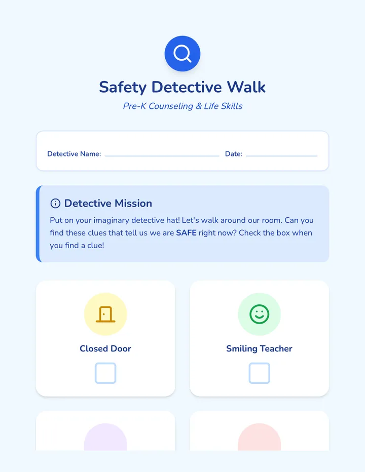 Safety Detective Checklist