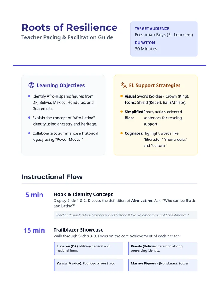 Roots of Resilience Teacher Guide