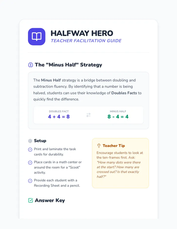 Halfway Hero Teacher Guide