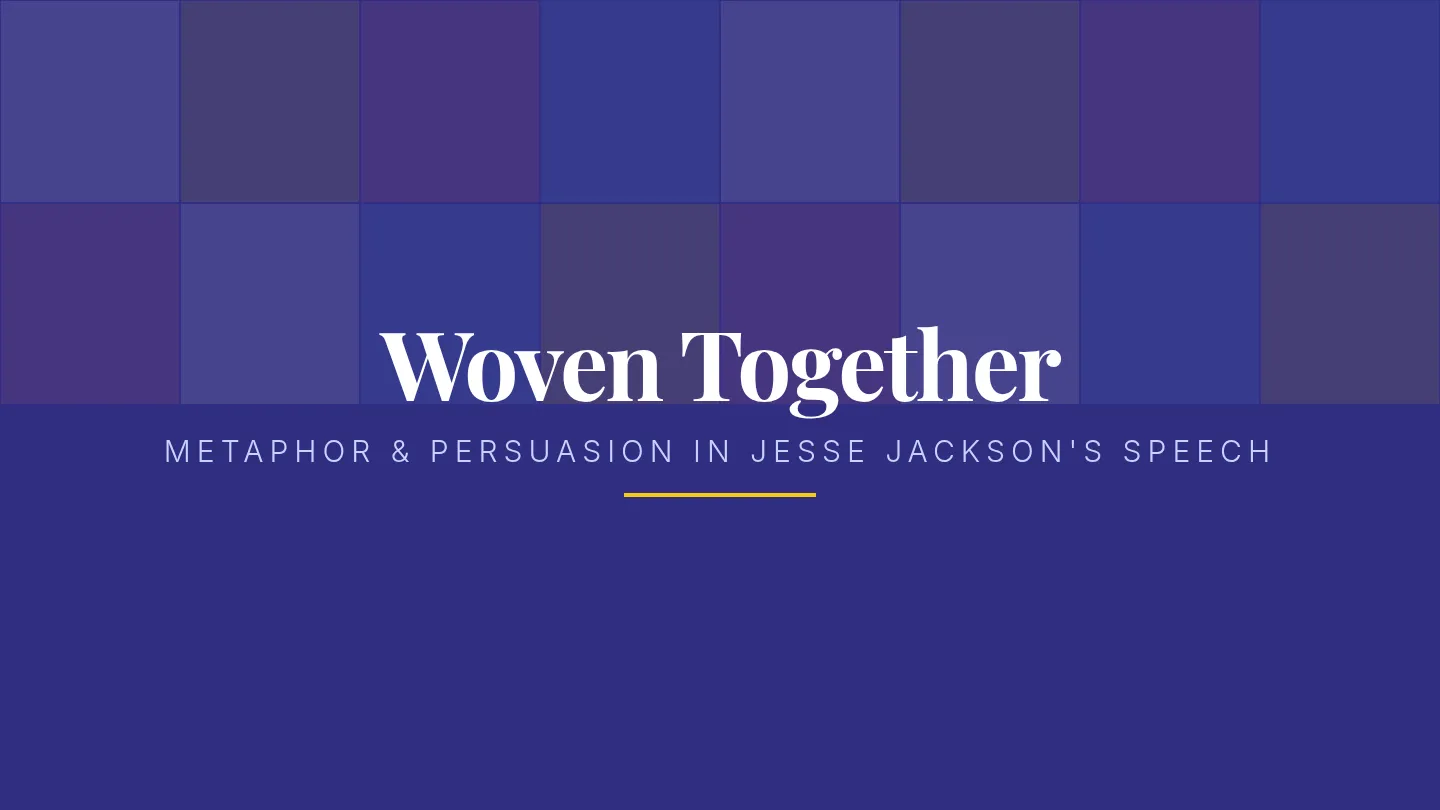 Woven Together Presentation Slides