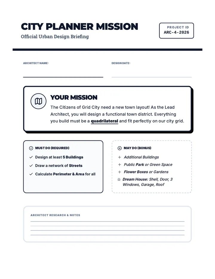 City Planner Mission Guide