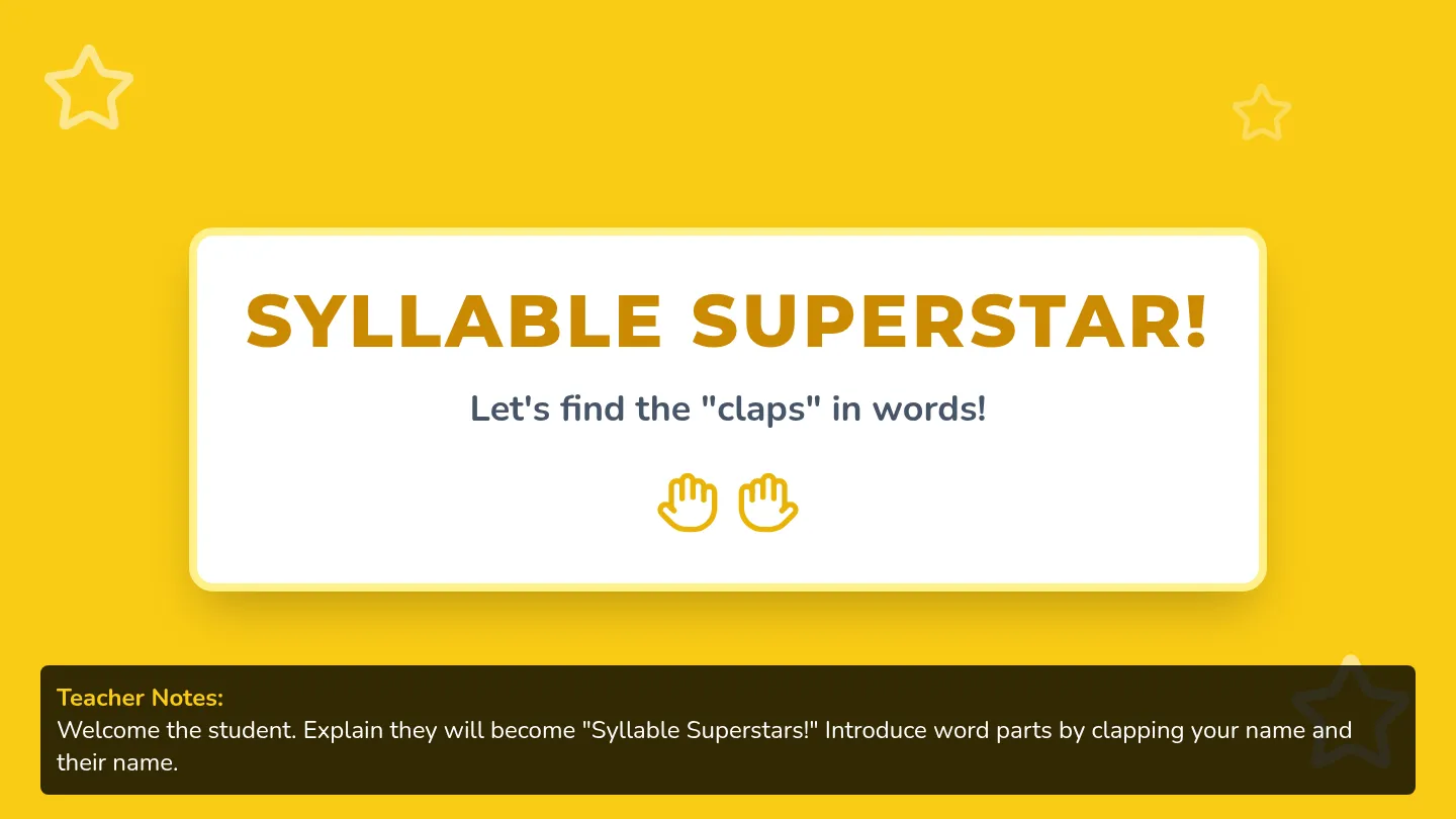 Syllable Superstar Slides