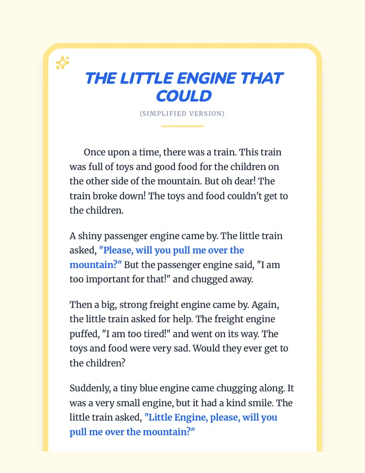 Little Engine Reading