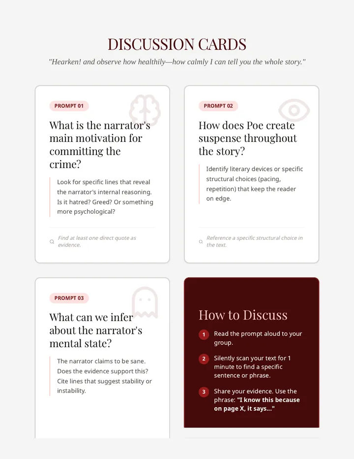 Heartbeat Discussion Cards
