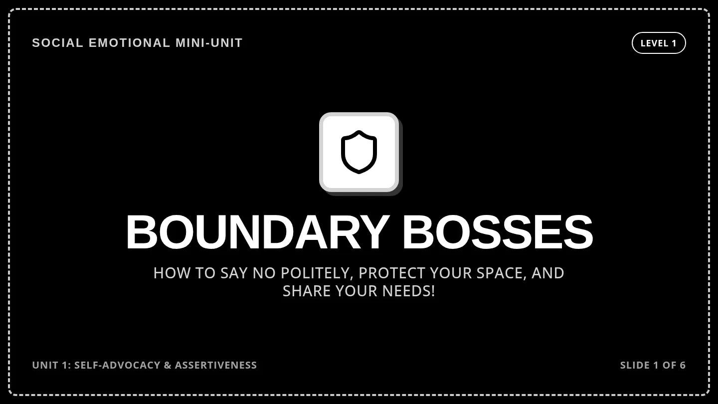 Boundary Boss Slides