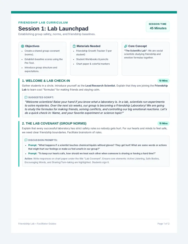 Session 1 Facilitator Guide