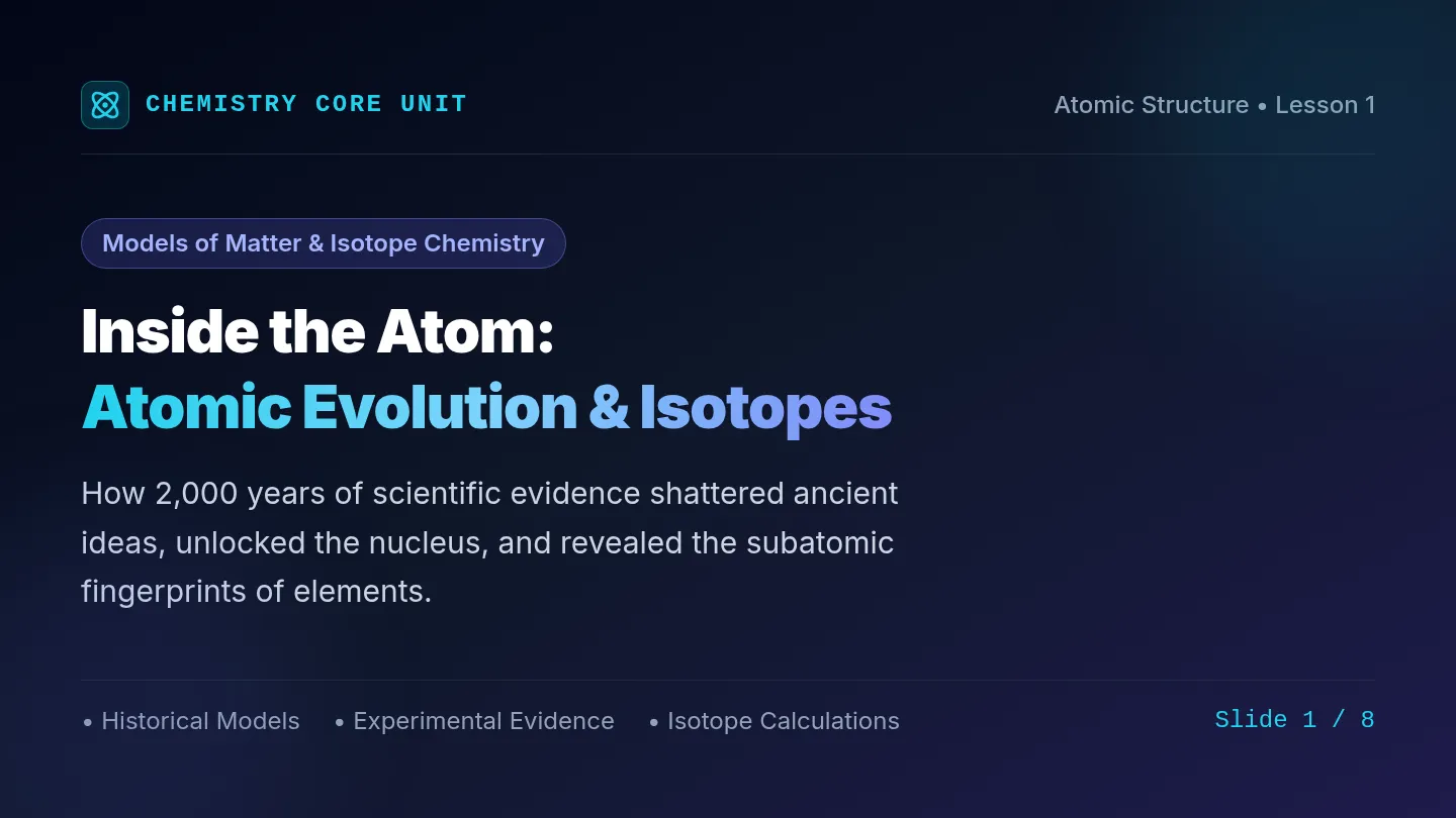 Atomic Evolution Slides