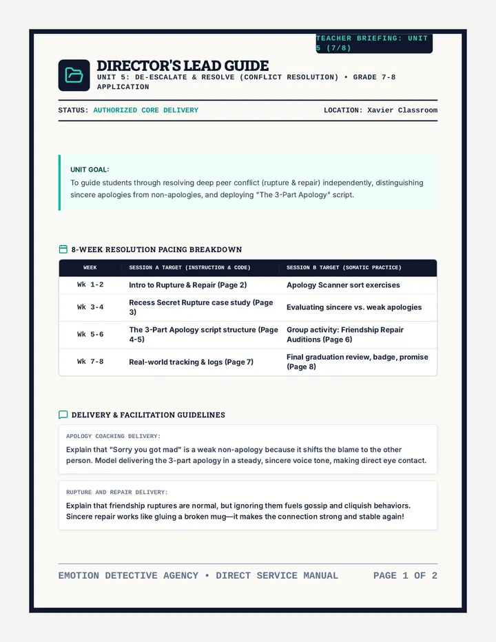 Deescalate Resolve Teacher Guide 78