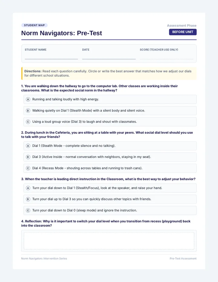 Norm Navigators Assessment
