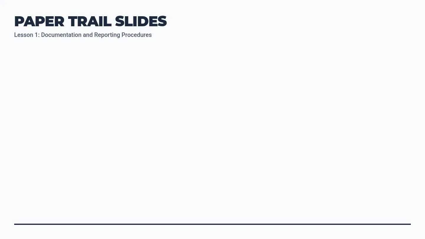 Paper Trail Slides