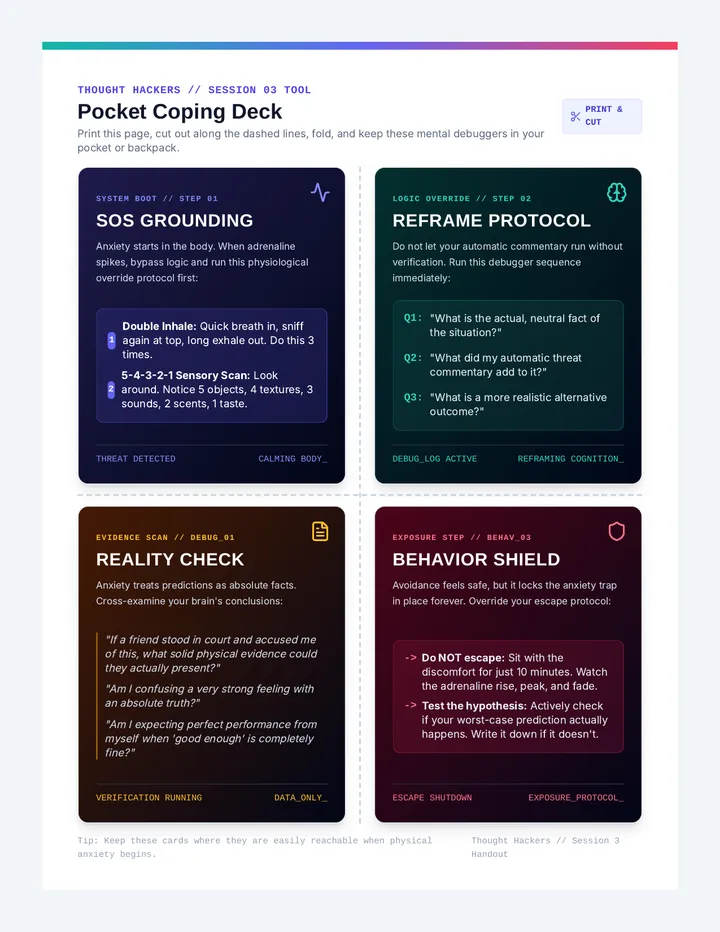 Coping Card Deck
